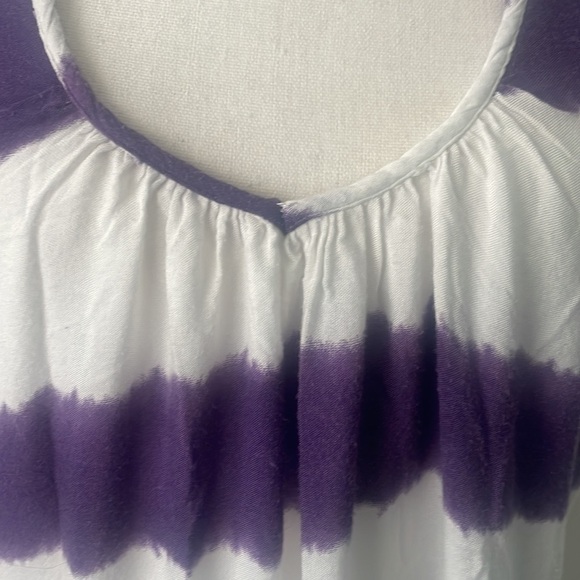 ROXY Tie Dyed Beach Cover-up, Size small - Picture 3 of 5